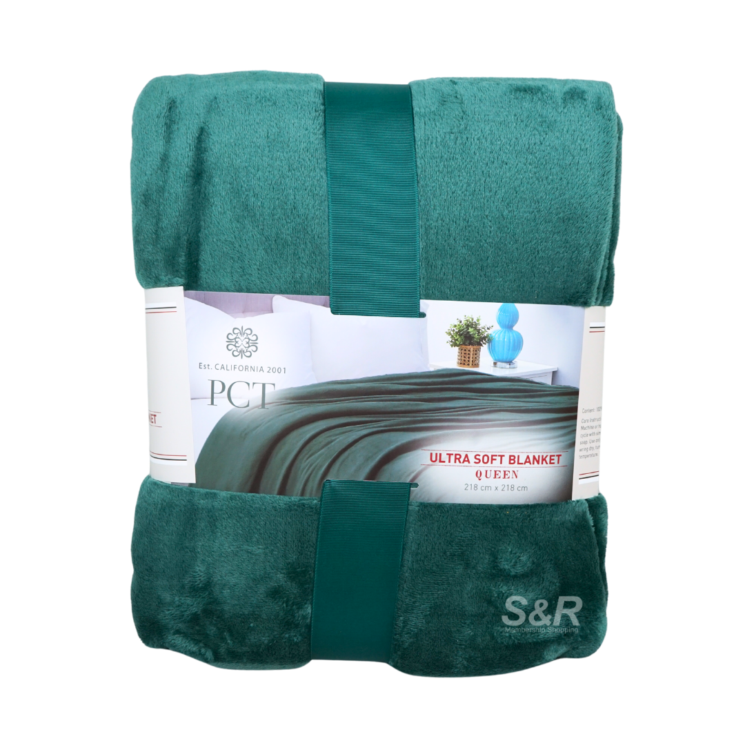 PCT Ultra Soft Blanket Queen Green